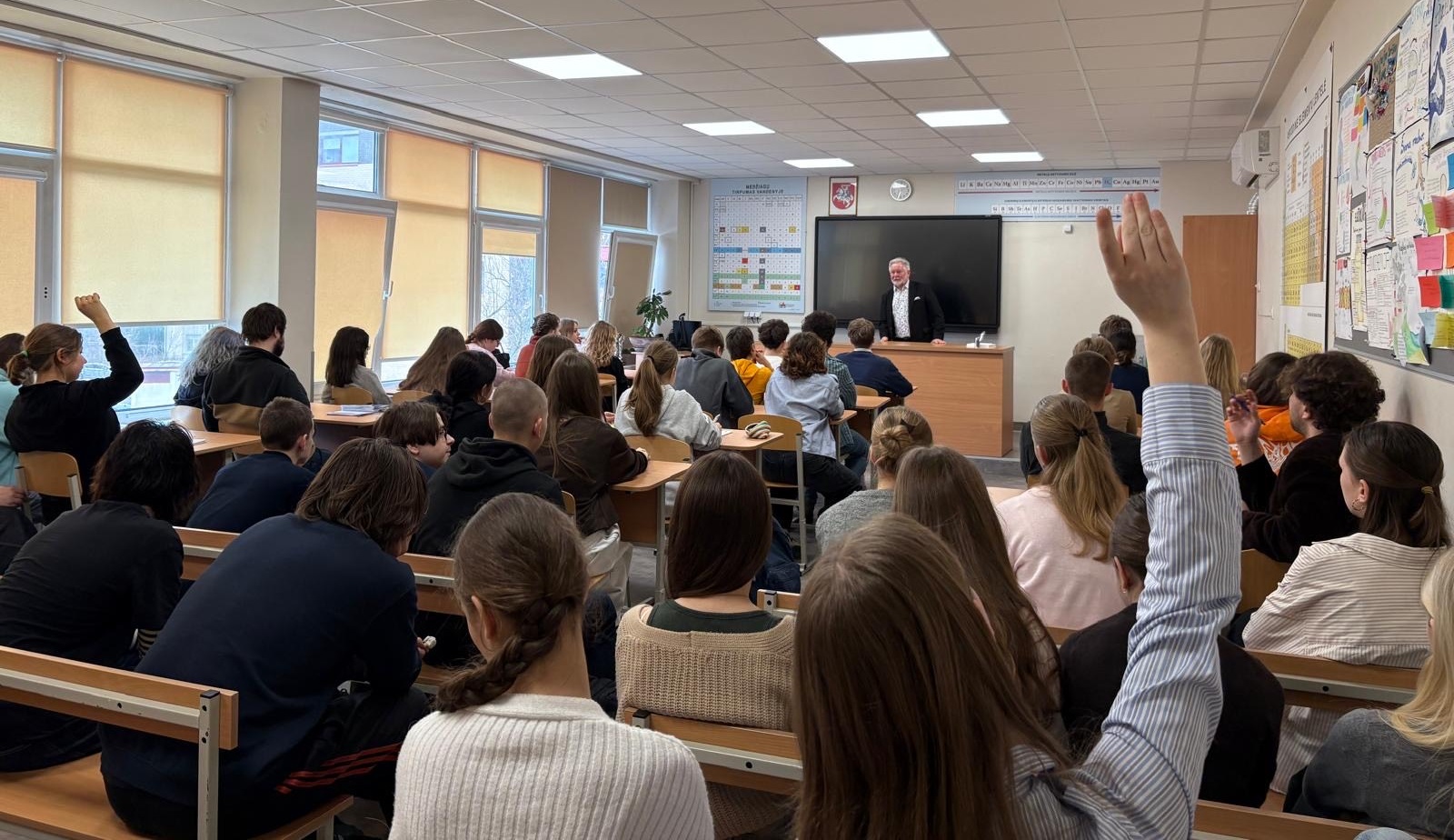 Pilietiškumo pamoka su BFK pirmininku